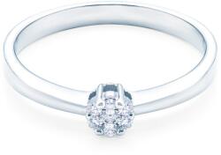 SAVICKI Inel de logodnă SAVICKI: aur alb, diamante - savicki - 4 113,00 RON