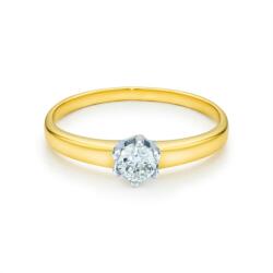 SAVICKI Inel de logodnă SAVICKI: aur bicolor, cu diamant - savicki - 5 859,00 RON