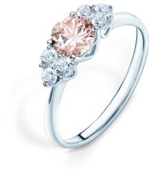 SAVICKI Inel de logodnă Fairytale: aur alb, morganit - savicki - 8 925,00 RON