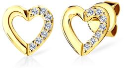 SAVICKI Cercei inimi SAVICKI: aur, diamante - savicki - 3 532,00 RON