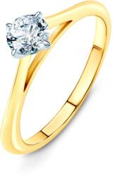 SAVICKI Inel de logodnă The Light: aur bicolor, cu diamant - savicki - 9 380,00 RON