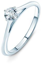 SAVICKI Inel de logodnă The Light: aur alb, diamant - savicki - 6 044,00 RON