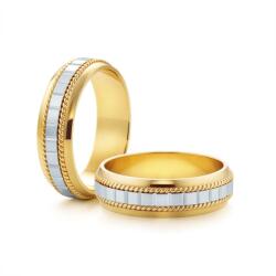 SAVICKI Verighete: aur bicolor, semicirculare, 5, 5 mm - savicki - 12 435,00 RON