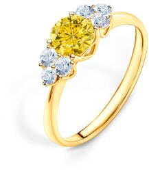 SAVICKI Inel de logodnă Fairytale: aur, safir galben - savicki - 9 253,00 RON
