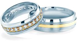 SAVICKI Verighete: aur bicolor, semicirculare, 6, 5 mm - savicki - 15 848,00 RON