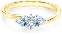 SAVICKI Inel de logodnă SAVICKI: aur bicolor, cu diamant - savicki - 6 137,00 RON