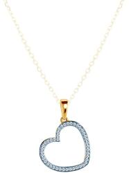 SAVICKI Colier inimă SAVICKI: aur, diamante - savicki - 2 525,00 RON