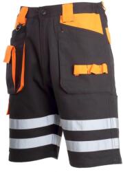 LAHTI PRO Pantalon Scurt Cu Reflectorizant Negru-portocaliu - M (l4070602) - vexio