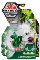 Spin Master Figurina metalica Bakugan Evolutions, Platinum Powerup S4, Dragonoid, 20135592