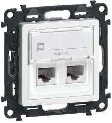 Legrand Legrand 75C5UB2 - adat konnektor VALENA LIFE 2xRJ45 class 5E UTP fehér SM755B2 (SM755B2)