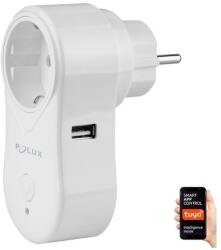 Polux Okos konnektor SMART 3400W/230V Wi-Fi Tuya + USB SA1580 (SA1580)