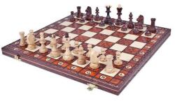 Sunrise Fa sakk készlet mintás táblával 42x42cm - Brown Junior (CHW4)