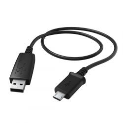Hama Cablu de date Hama 00108188, USB - micro USB, 0.6m, Black (00108188)