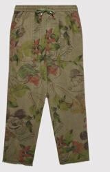 Desigual Текстилни панталони Mickey Camo Flower 22SGPW06 Зелен Relaxed Fit (Mickey Camo Flower 22SGPW06)
