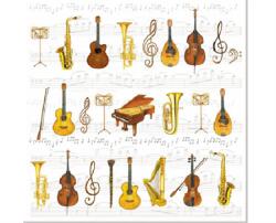 AMBIENTE Szalvéta 25x25cm 20db/csomag Orchestra, Zenekar (AMB.12506280)