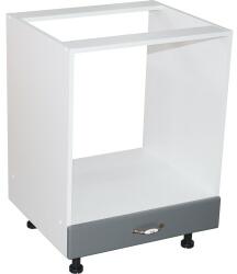 Spectral Mobila Corp pentru cuptor incorporabil cu sertar Zebra, alb/MDF GRI, fara blat, 60 x 82 x 57 cm