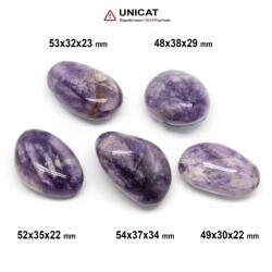 Palm Stone Ametist Chevron Neregulat 48-54 x 30-38 x 22-34 mm (XXL) - Unicat