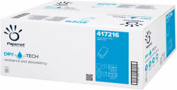 Papernet Prosoape hartie in V, PAPERNET V-Fold Dry Tech 417216, 21x22 cm, 1 strat, 320 buc/set, 15 seturi/bax