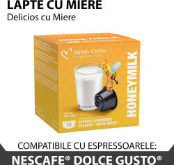 Italian Coffee Lapte cu miere, 16 capsule compatibile Nescafe Dolce Gusto, Italian Coffee (AV15)