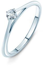 SAVICKI Inel de logodnă The Light: aur alb, diamant - savicki - 3 536,00 RON