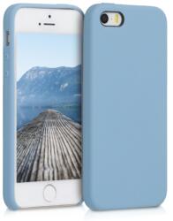 kwmobile Husa pentru Apple iPhone 5/iPhone 5s/iPhone SE, Silicon, Albastru, 42766.161 (42766.161)