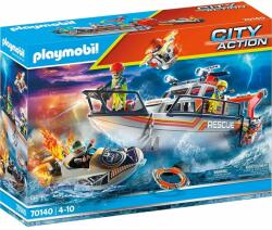 Playmobil Ambarcatiune De Salvare Cu Personal (70140)