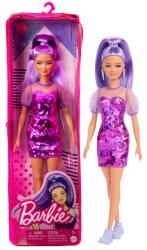 Mattel Barbie - Fashionistas Lila hajú baba cipzáras tartóban (HBV12)