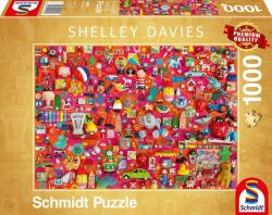 Schmidt Spiele Vintage Toys, Shelley Davies 1000 db-os (59699)
