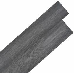 vidaXL Plăci de pardoseală autoadezive, negru și alb 5, 02 m2, 2 mm PVC (245175)