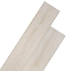 vidaXL Plăci pardoseală autoadezive stejar clasic alb 5, 02 m2 2 mm PVC (245172)