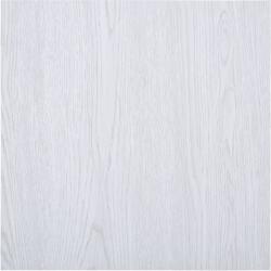 vidaXL Plăci de pardoseală autoadezive, alb, 5, 11 m2 PVC (146239)