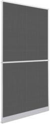 vidaXL Plasă insecte cu balamale pentru uși, alb, 100 x 215 cm (141563) - vidaxl