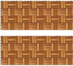 vidaXL Set dale din lemn de acacia, 30 x 30 cm, 20 buc (271792)