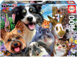 Educa Puzzle Educa din 500 de piese - Selfie-uri distractive (EDU19250) Puzzle