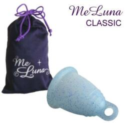 Me Luna Cupa menstruală, mărimea L, albastru brocart - MeLuna Classic Menstrual Cup