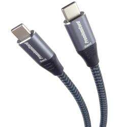  Cablu USB 3.2 Gen2-C la USB type C 100W T-T brodat 2m, ku31cr2 (KU31CR2)