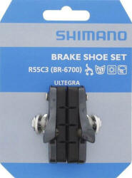 Shimano R55C3 cserélhető betétes országúti fékpofa, 55 mm, szürke