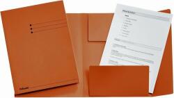 Esselte pólyás dosszié, prespán, narancs (E1033313)