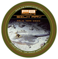 PB Products Silk Ray ólommentes leadcore 45lb Weed 10m (SRW)