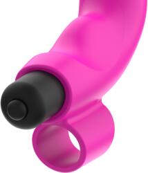 Ohmama Szilikon ujjvibrátor - sötét rózsaszín