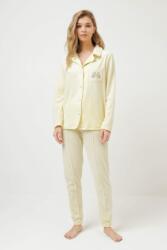 Luisa Moretti CARLA meleg női pizsama XL Világos sárga / Light yellow