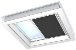 VELUX Rulou plisat dublu, cu motor solar - acoperis terasa - Culoare 1047 - Marime 090090 - Actionare motor solar