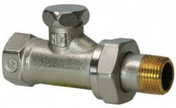Siemens ADN15 Visszatérő radiátorszelep, egyenes kivitel 1/2, DN15, kv = 0, 2 - 2, 5 m³/h (ADN15)