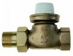 Resideo V2050DH015 termosztatikus radiátorszelep, egyenes, előremenőbe, DN15, Rp1/2", kvs=3.5, PN16 (V2050DH015)