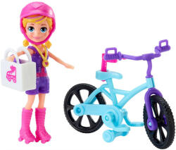 Mattel Set de joaca Polly Pocket - Polly si bicicleta (887961767858) Figurina