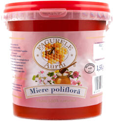 Fagurele Auriu Miere poliflora 1, 5 kg (MP1500FA)