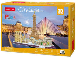 CubicFun 3D City Line - Párizs 114 db-os (MC254)