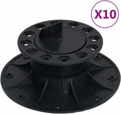 vidaXL Picioare pentru podea reglabile, 10 buc. , 60-88 mm (149009)