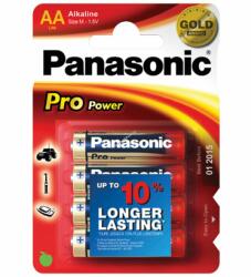 Panasonic Pro Power Gold Alkaline, LR6, AA, Mignon elem, 4db/csomag
