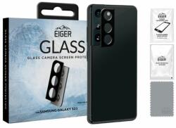 Eiger Folie Sticla Camera Eiger pentru Samsung Galaxy S21, 9H, 0.33mm (Negru) (EGSP00723)